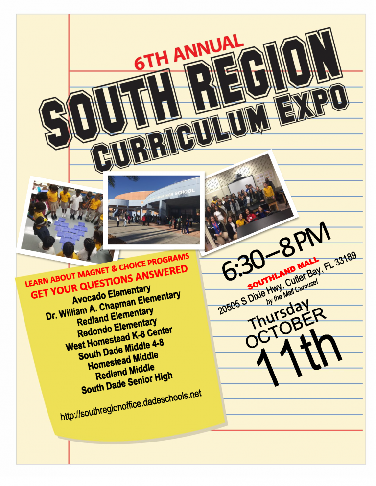 South Region Curriculum Expo
